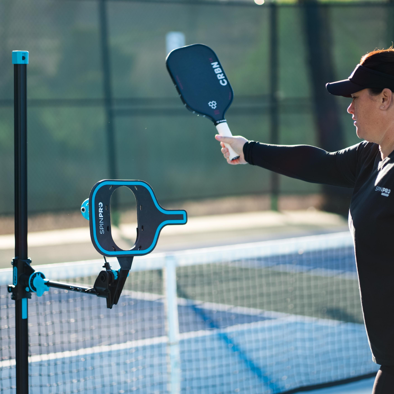 SpinPro for Pickleball on court
