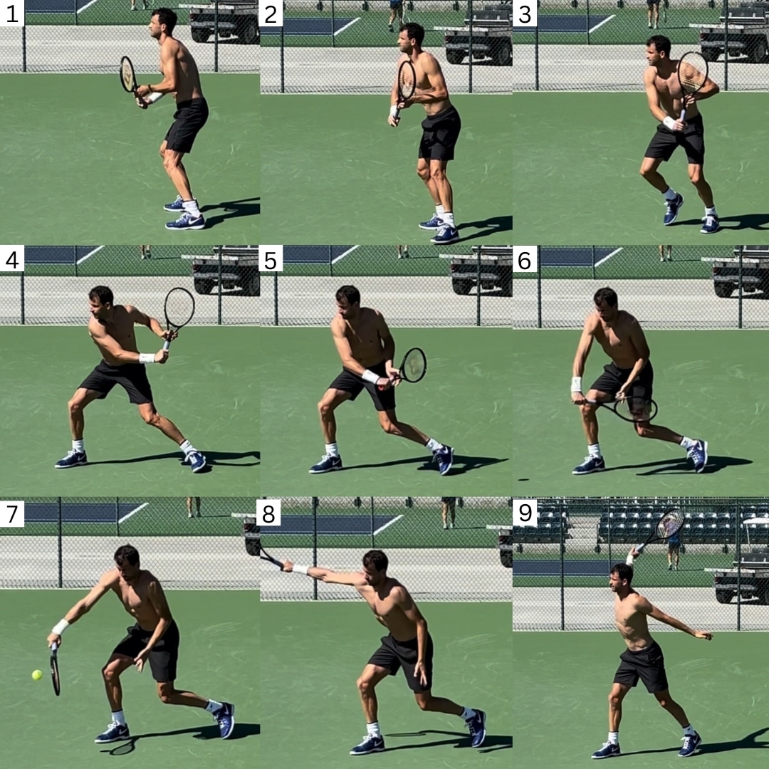 Grigor Dimitrov One-handed Backhand