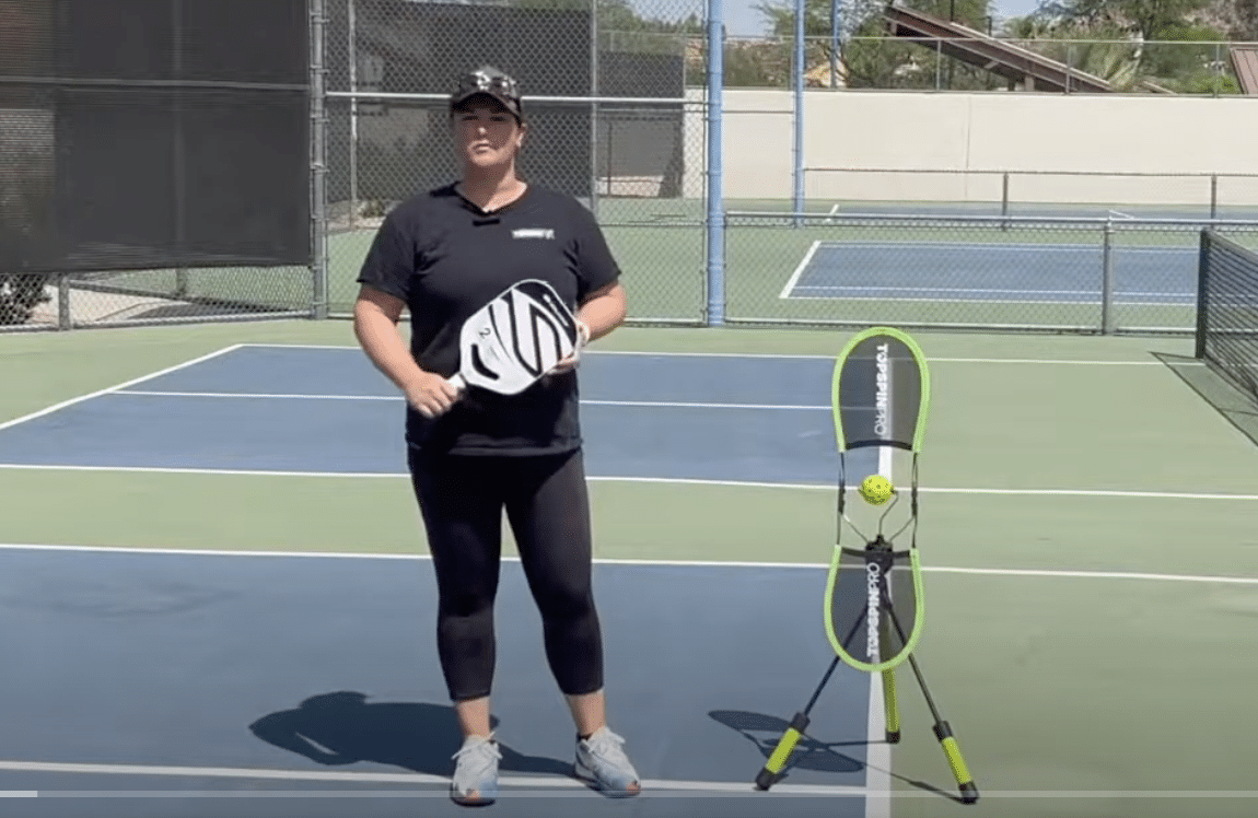 topspinpro for pickleball practice training aid
