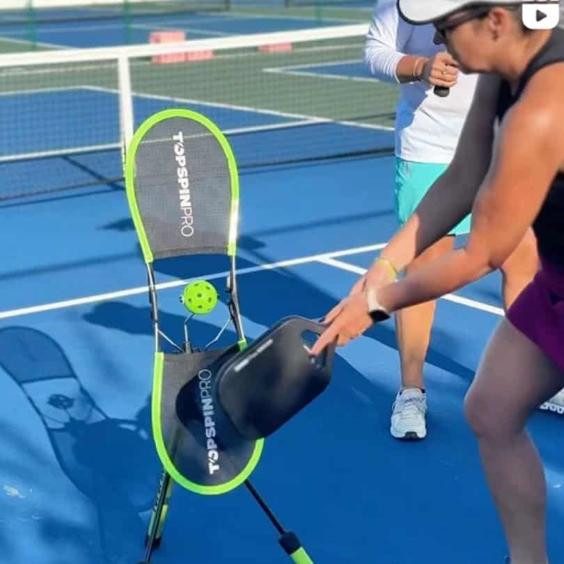 topspinpro for pickleball practice training aid